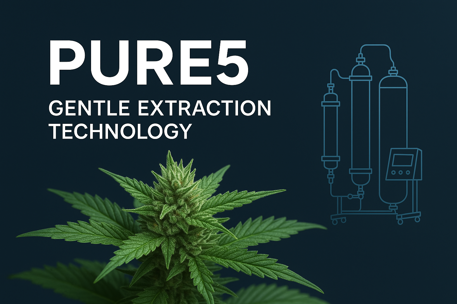 PURE5™ Customizable Cannabis Extraction Solutions - Tailored Equipment for Craft Producers, Large-Scale Extractors, and Industrial Applications.